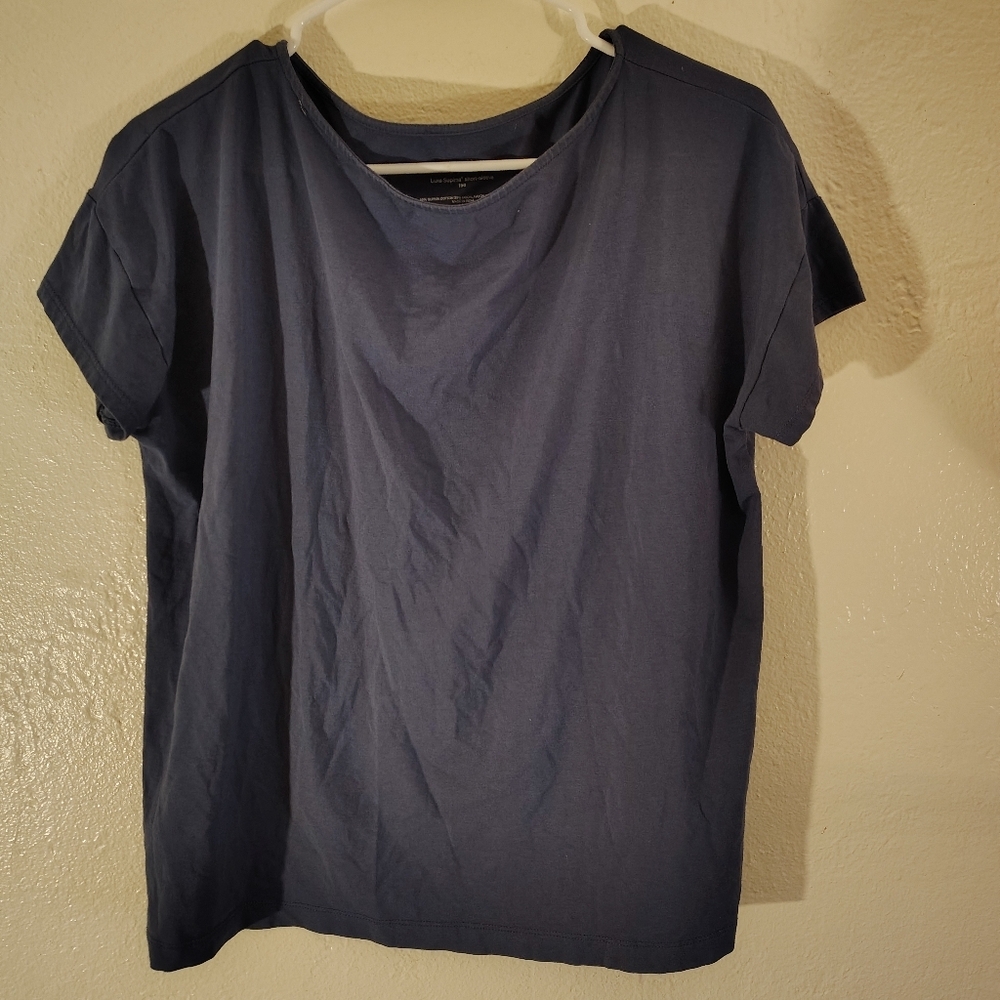 Blue shirt by j Jill lux short sleeve tea large